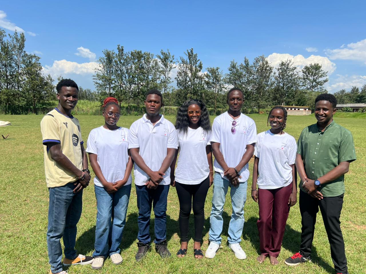 CEGK team and youth beneficiaries